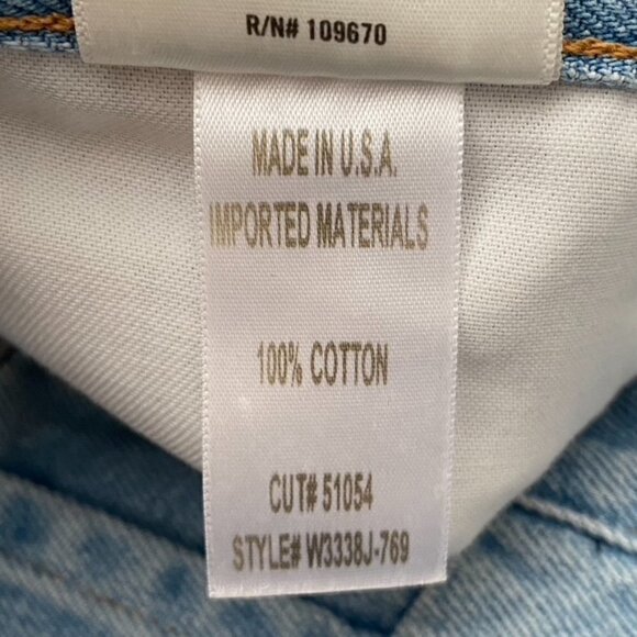 NEW Goldsign The‎ Low Slung 90s Straight Crop Jeans Nichols 29 - Picture 14 of 15